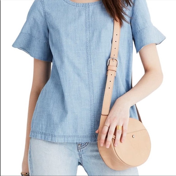 Madewell Tops - Madewell | Chambray Tie Back Top